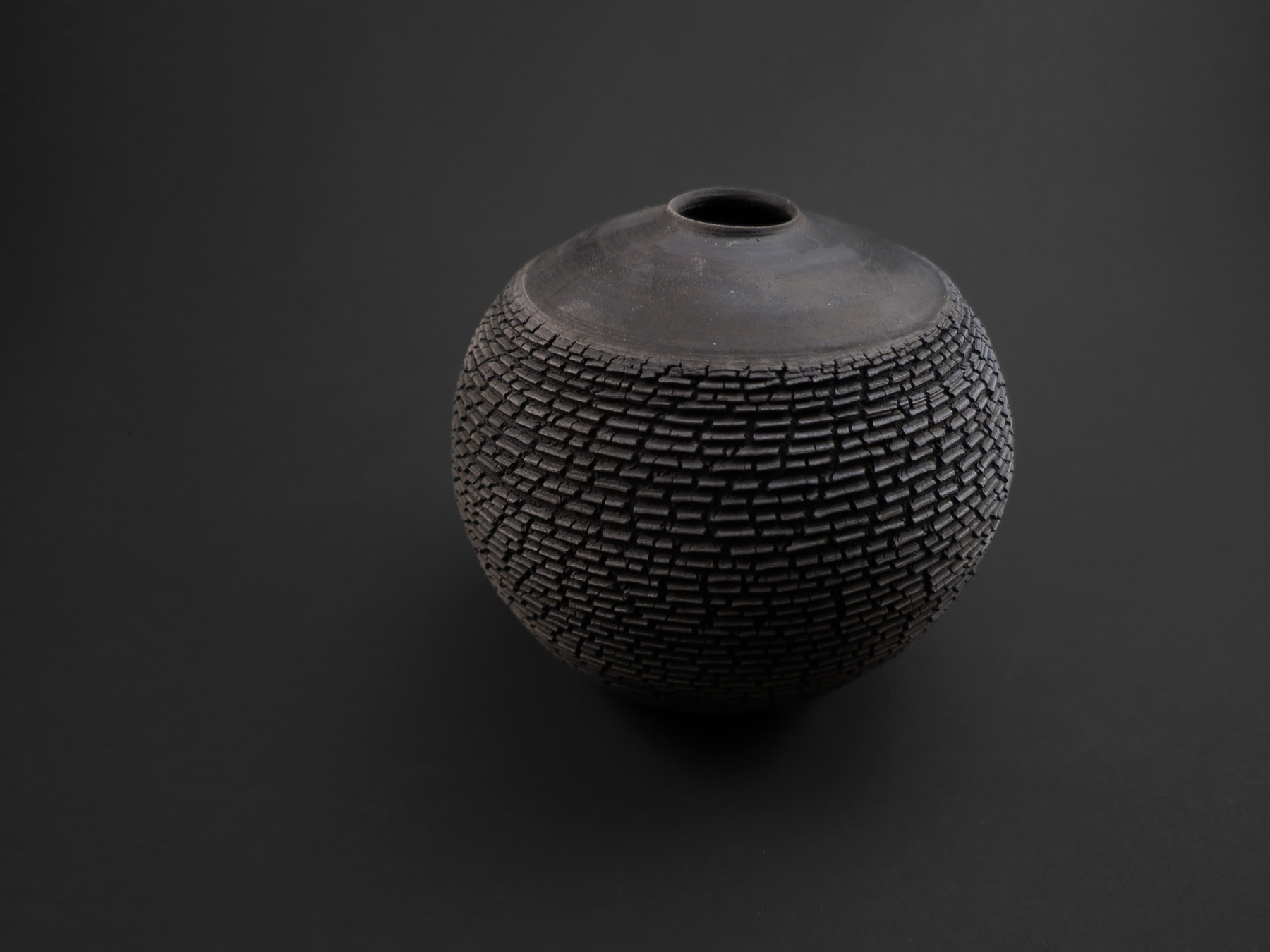 Darker than Black: Whispering Globe by Ildikó Károlyi ceramics