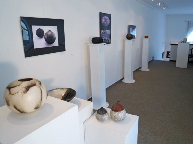 Exhibition Space (Upstairs) - Tangible Universes: Solo Exhibition with Whispering Globes