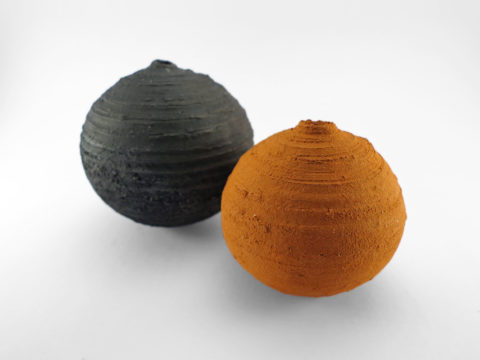 C13, Bound by Hand: Whispering Globes from the Wild Clay Series - Ildikó Károlyi