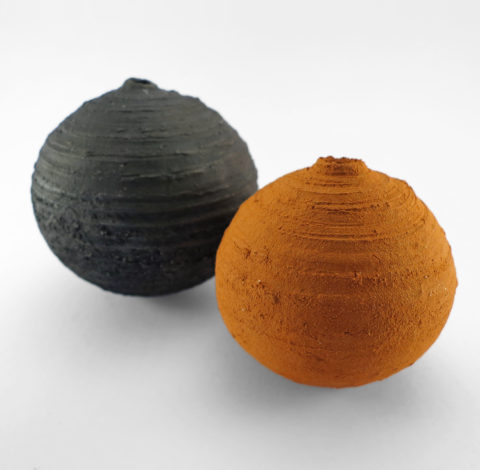 C13, Bound by Hand: Whispering Globes from the Wild Clay Series - Ildikó Károlyi