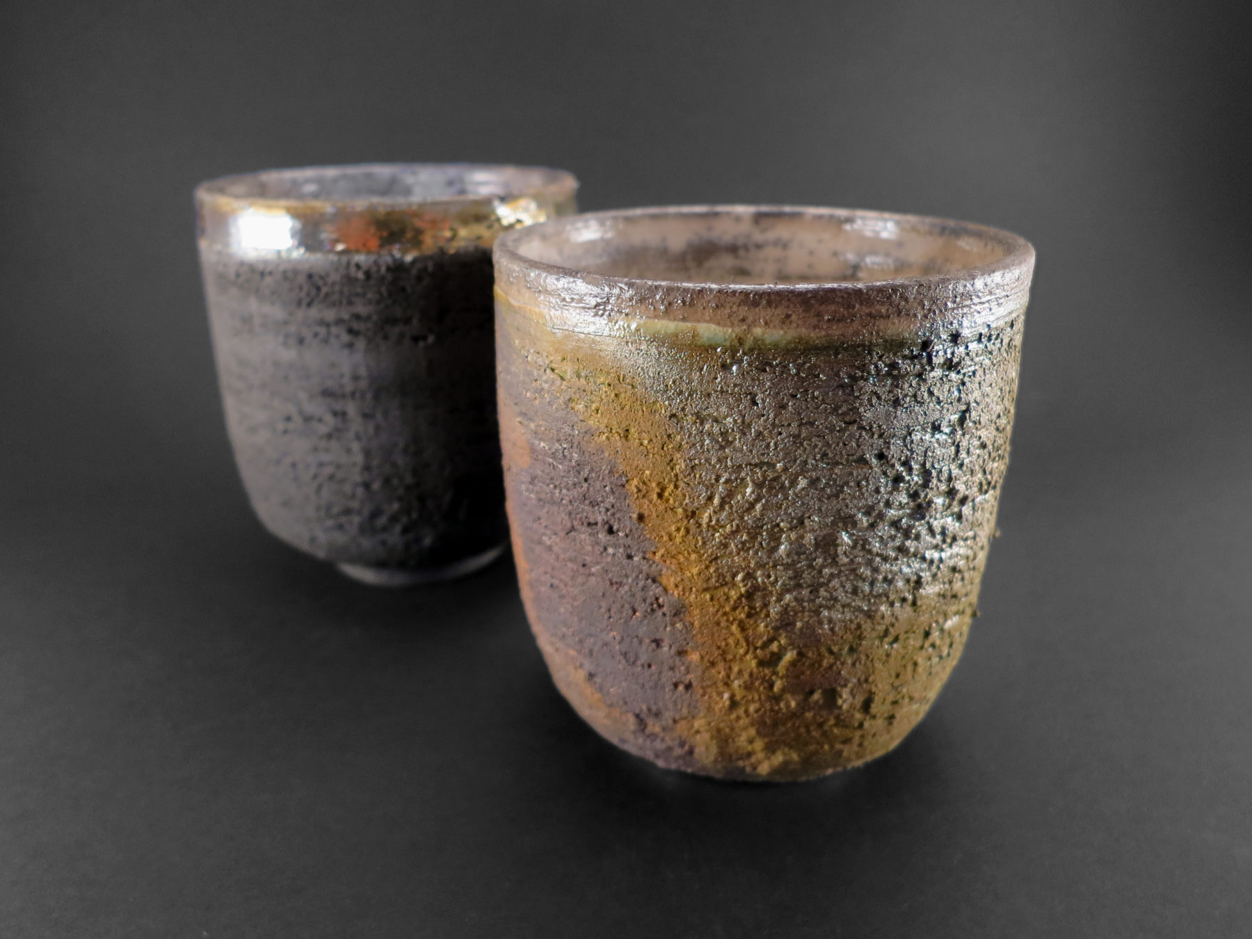 Carbon and Moss Cappuccino Cups - Ildikó Károlyi