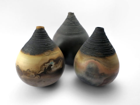 Saggar Whispering Globes from the Under the Surface Series - Ildikó Károlyi