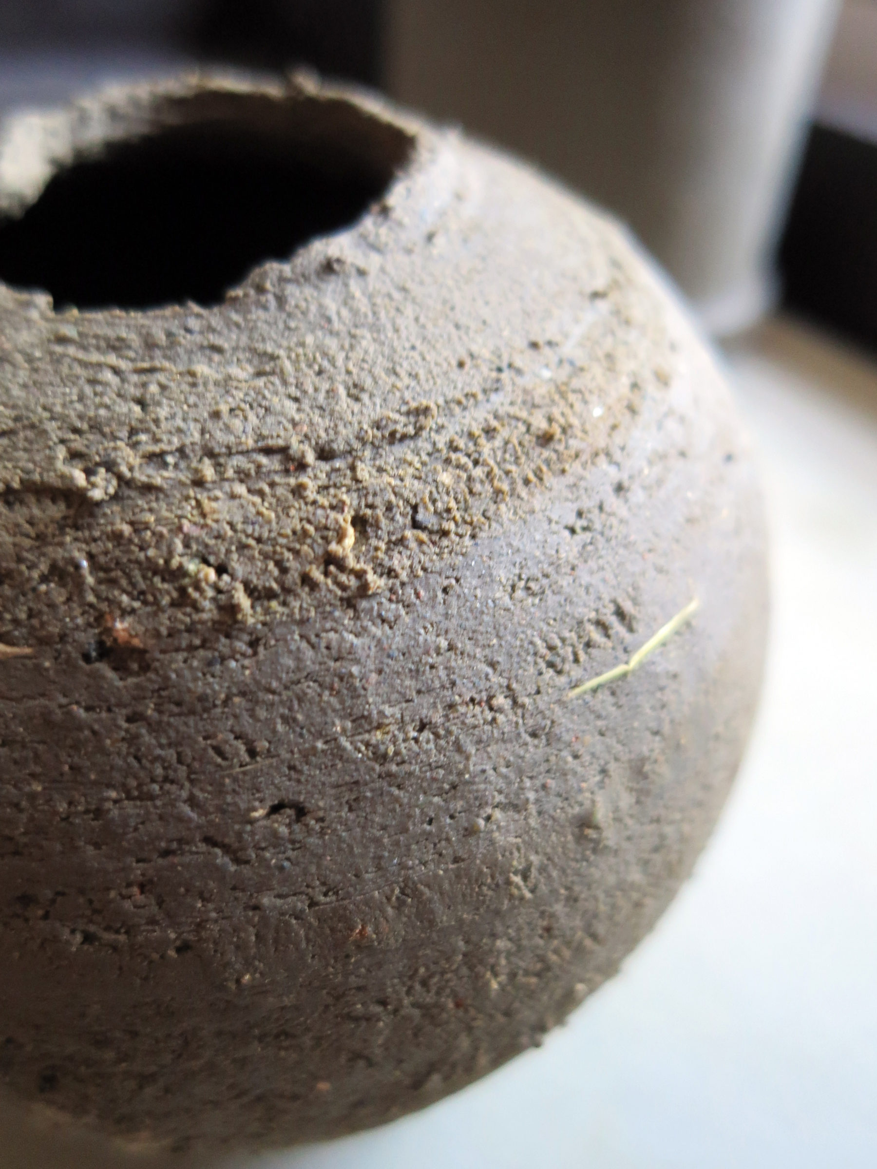 Raw Whispering Globe from the Wild Clay Series (detail)