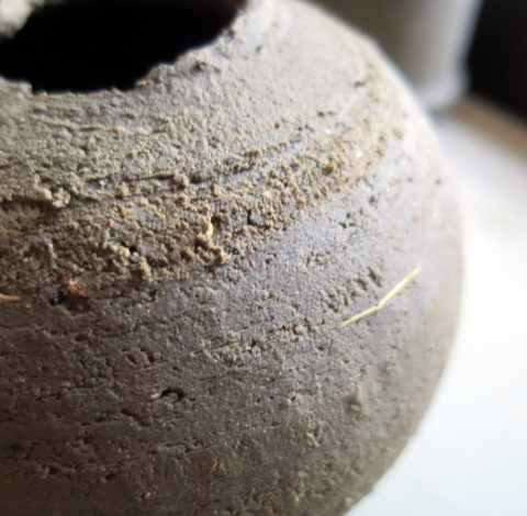 Raw Whispering Globe from the Wild Clay Series (detail)