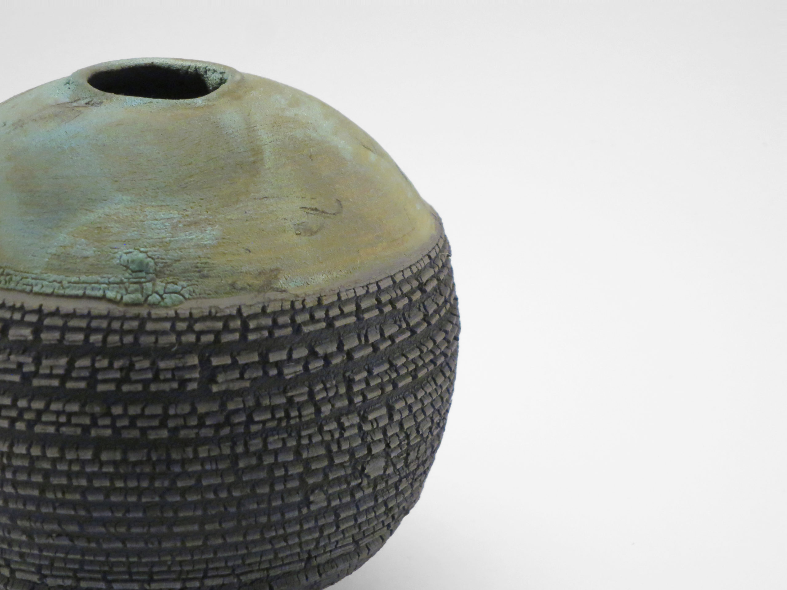 Lake Raku Storm at Lake Balaton • Unique Raku Pottery and Ceramics by Ildikó Károlyi
