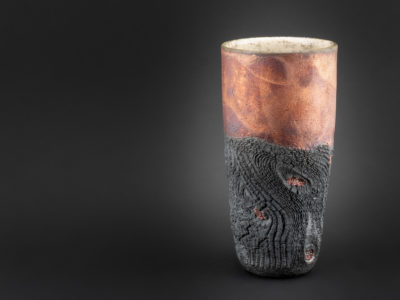 Olives of Salento: Raku Ceramic Vase - Ildikó Károlyi