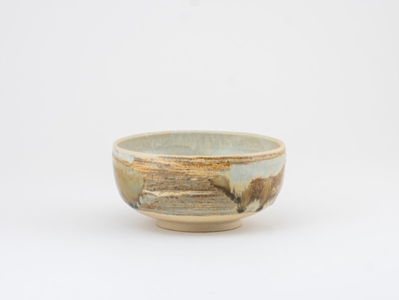 Small Tea Bowl with Wild-clay Glaze by Ildikó Károlyi