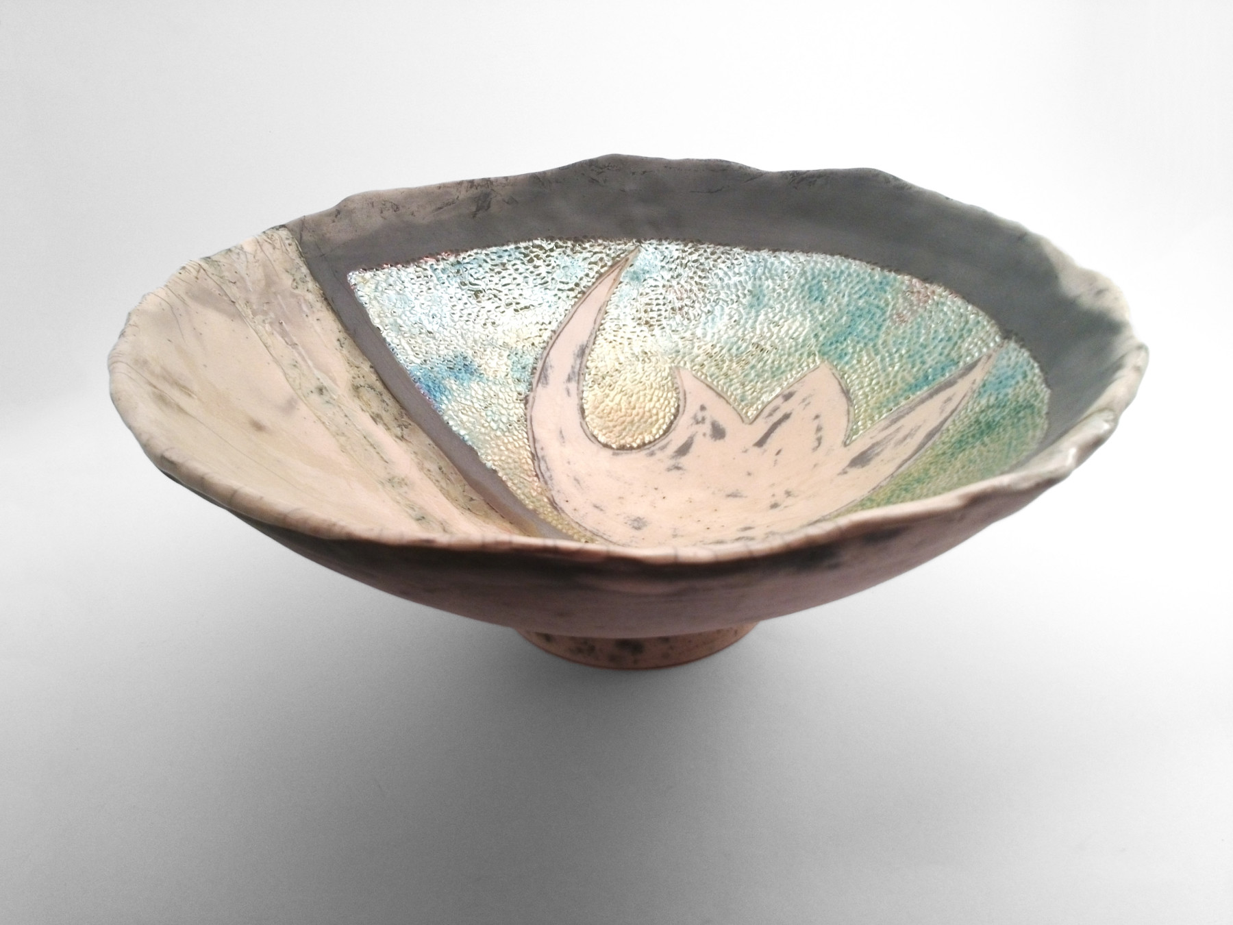 Emerald Leaf Bowl - Ildikó Károlyi