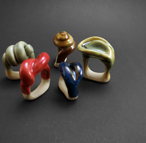 Pure Ceramics Rings - Ildikó Károlyi