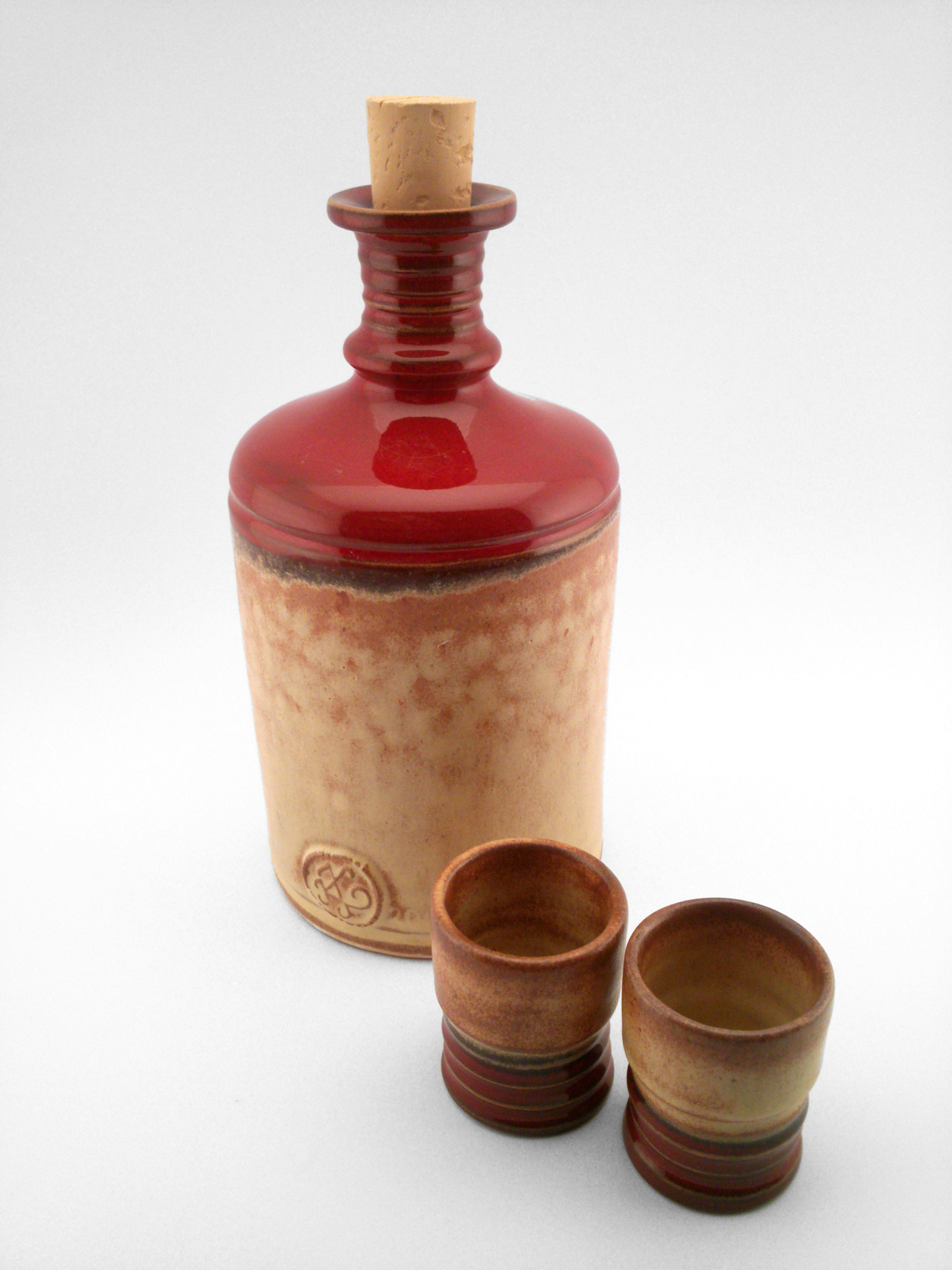 Cylinder-shaped Pálinka Set - Ildikó Károlyi